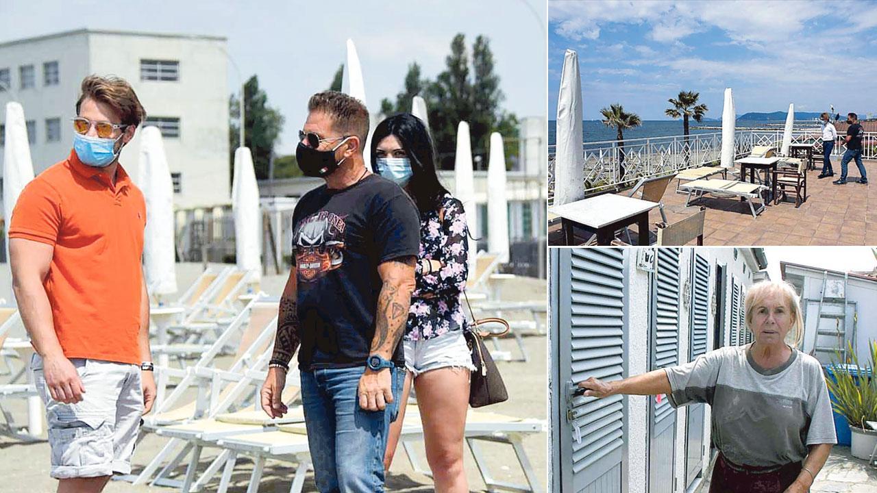 Bagni, ombrelloni aperti. E arrivano i primi clienti