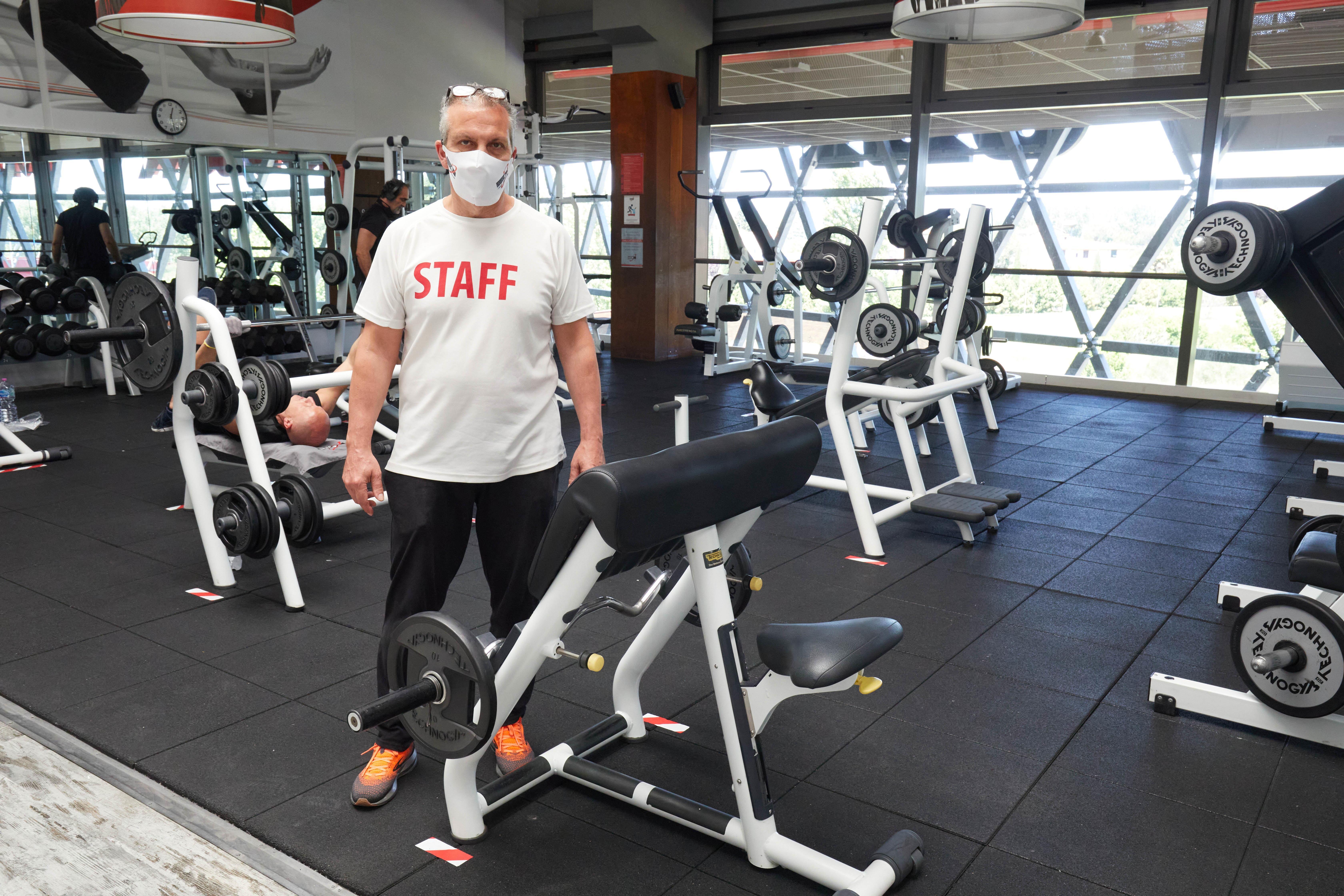 Damiano Filippone della palestra Universo Sporting Center (foto Carlo Sestini)