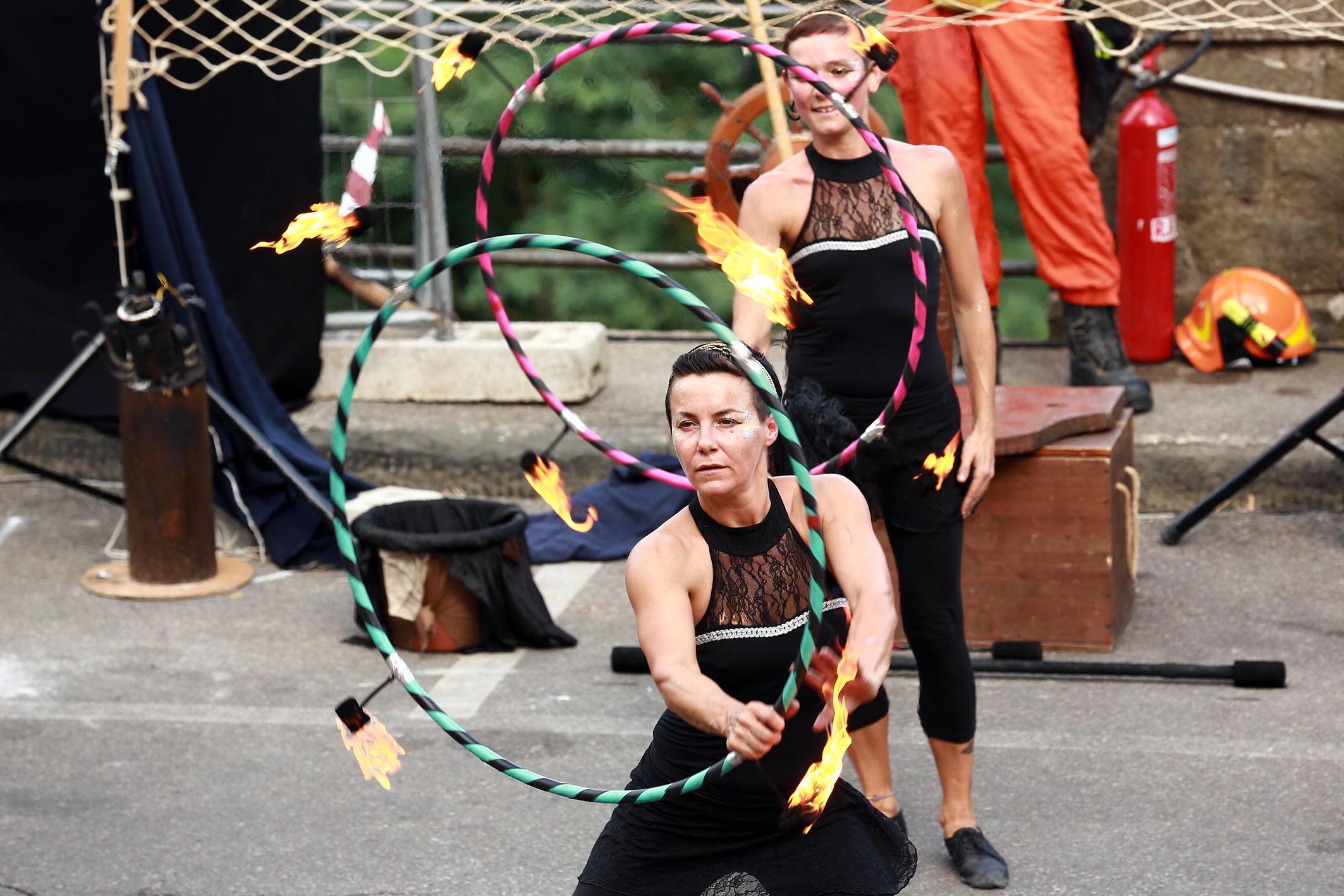 Un momento di una passata edizione della Festa dell'Unicorno a Vinci (foto Carlo Sestini)
