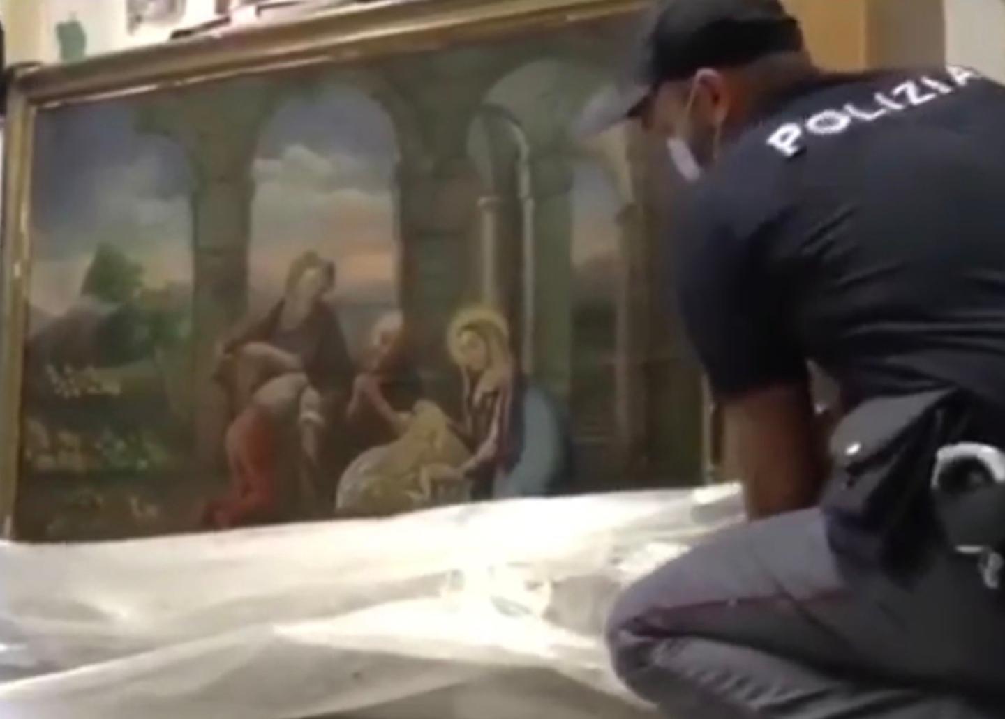 Due opere d’arte rubate la polizia ferma un 32enne 