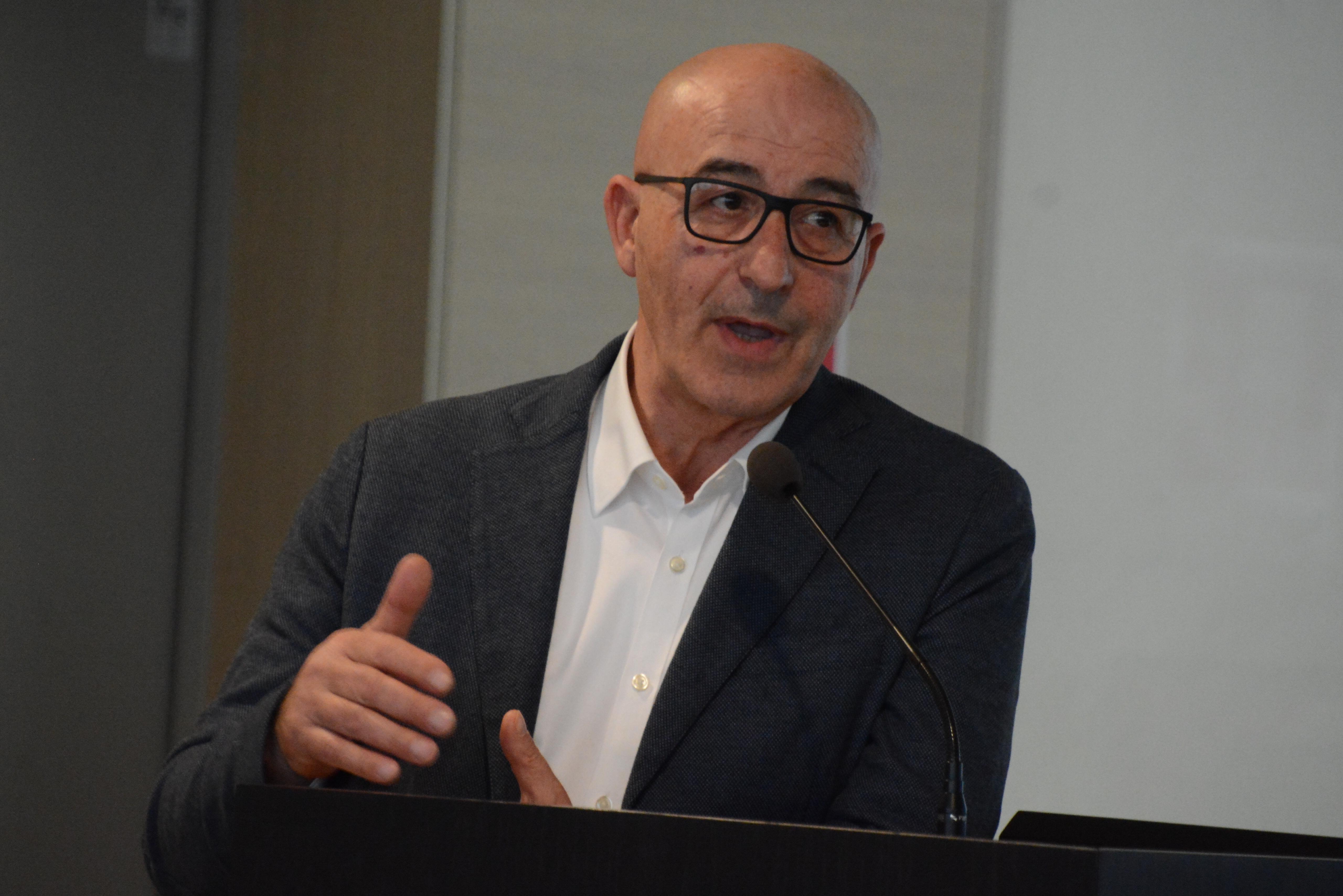 Il presidente del Consorzio Pecorino Romano Salvatore Palitta