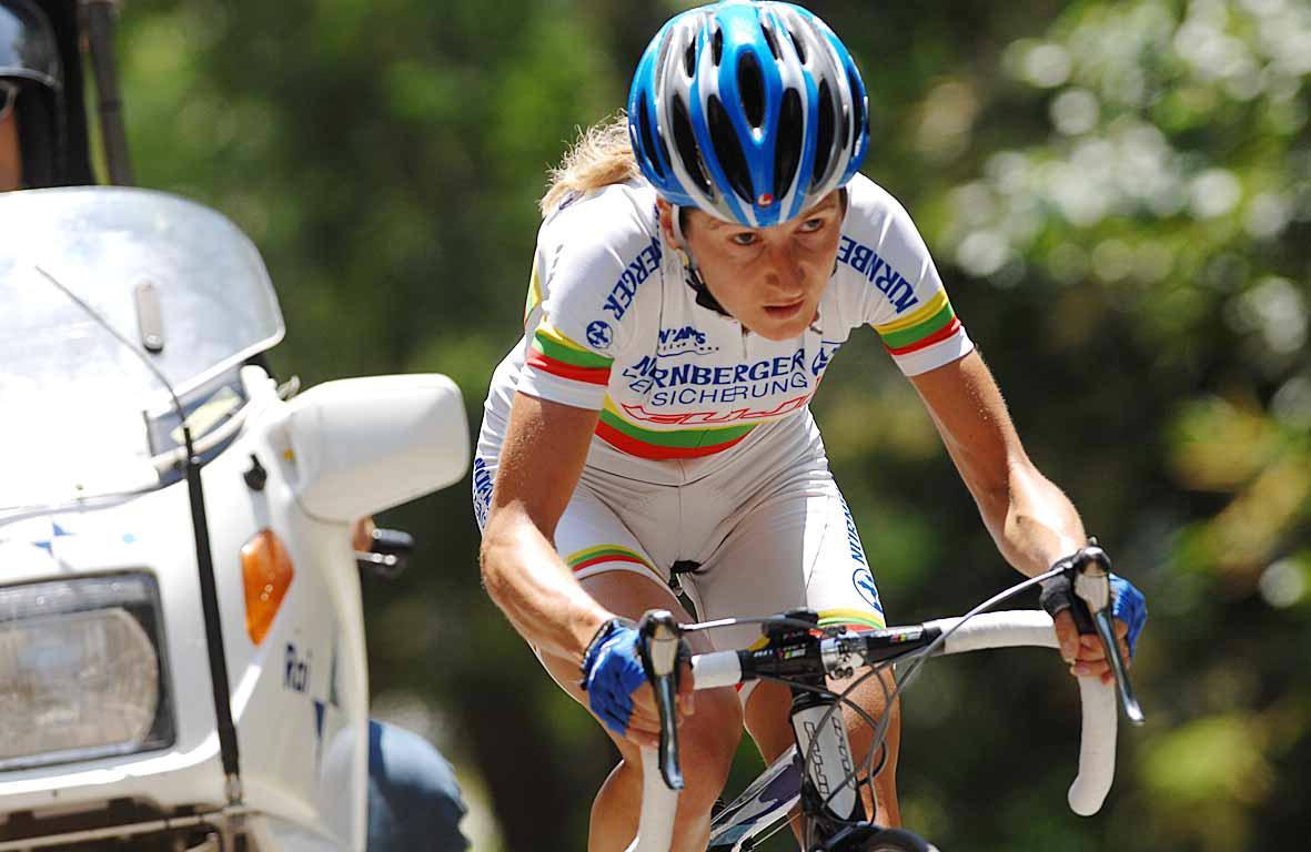 Edita Pucinskaite, regina di tutti i tempi del ciclismo rosa: ha scelto Monsummano per vivere dopo una carriera in cui ha vinto tutto