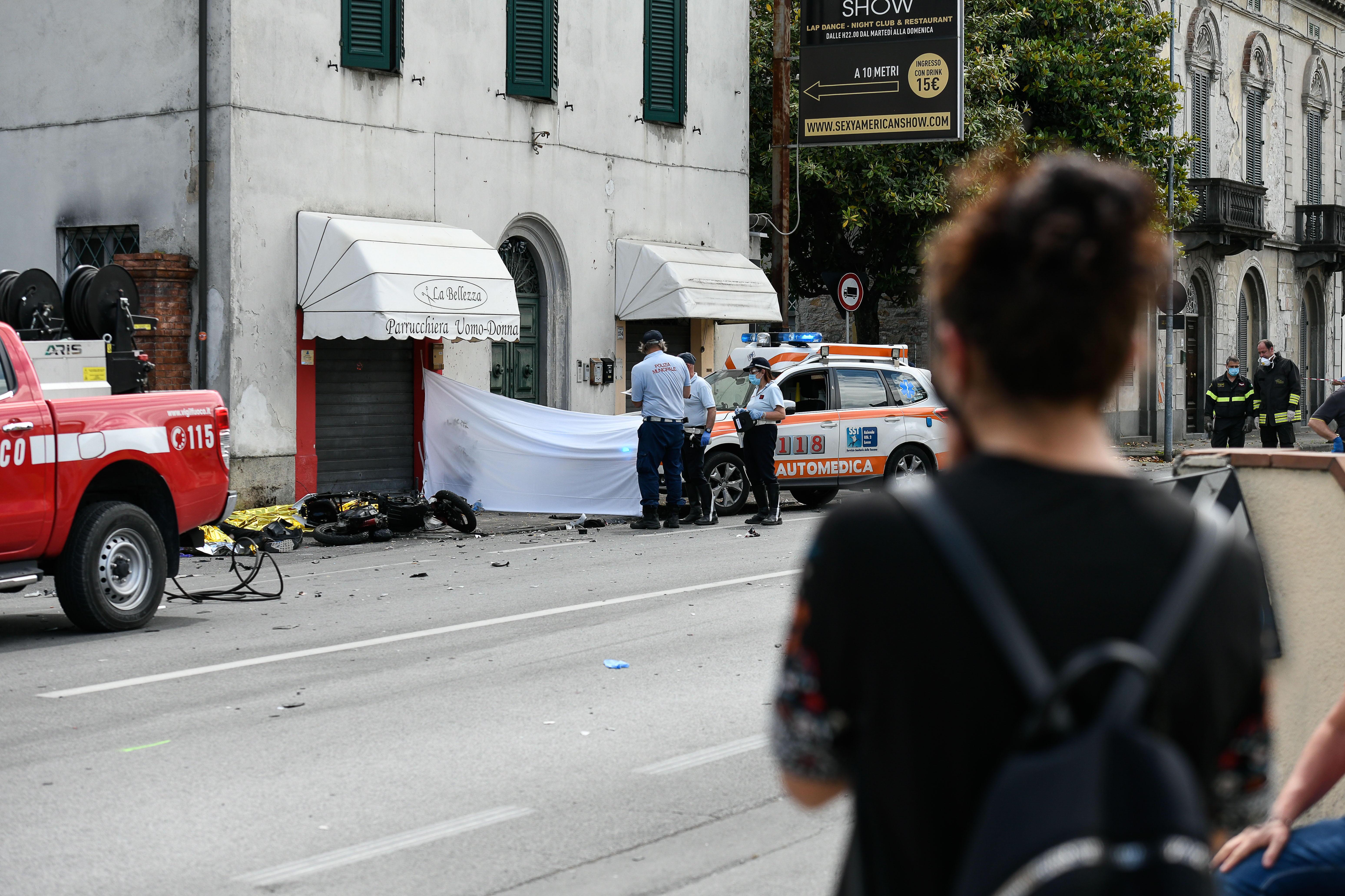 Il luogo della tragedia (Foto Sernacchioli)