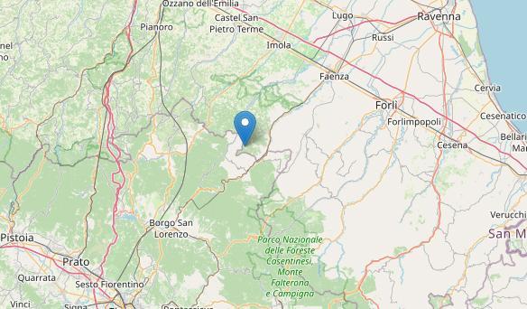 Serie di scosse di terremoto nel Mugello: la più forte di magnitudo 2.7 
