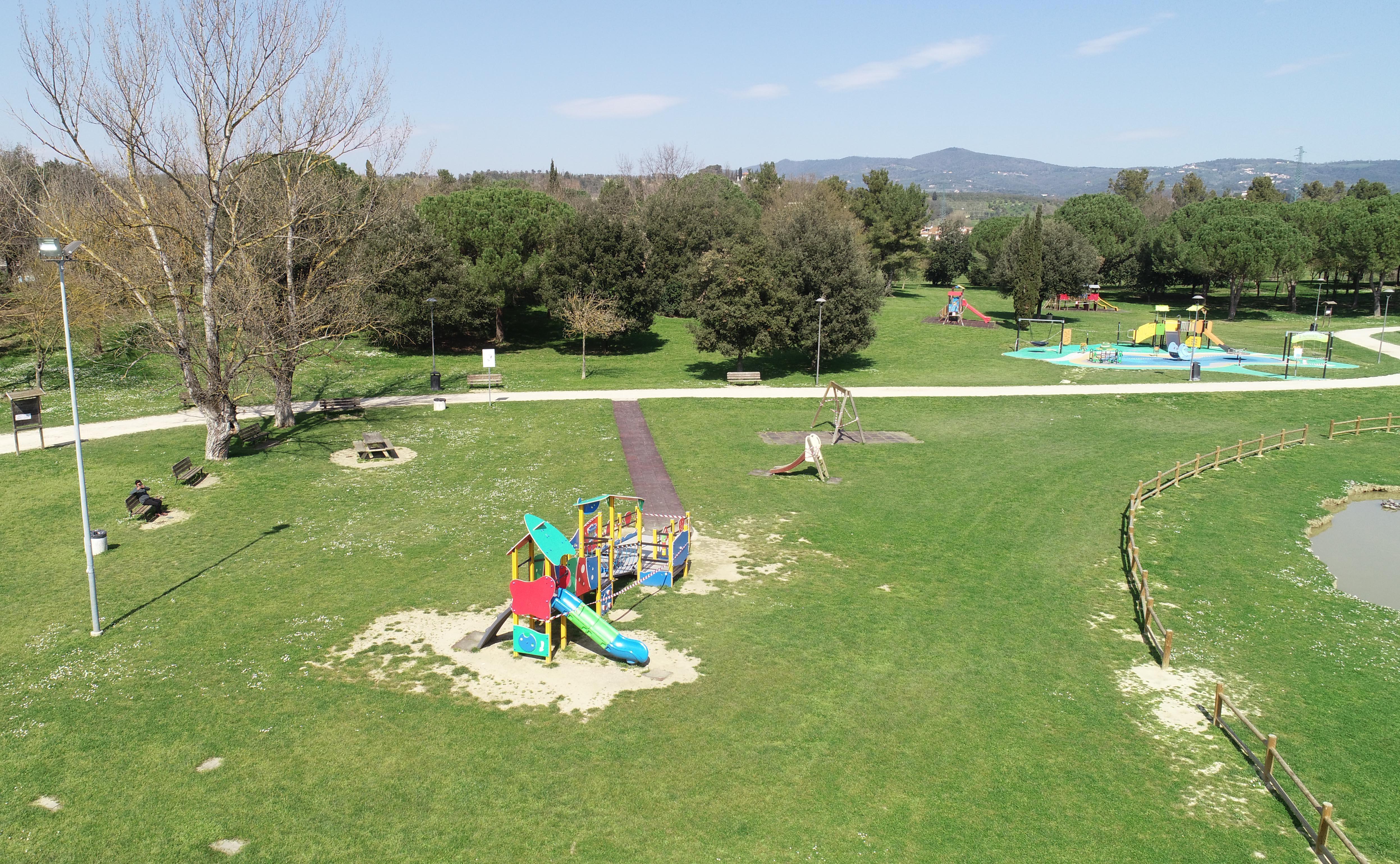Il parco di Serravalle a Empoli (foto Carlo Sestini)