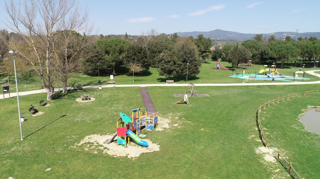 Il parco di Serravalle a Empoli (foto Carlo Sestini)