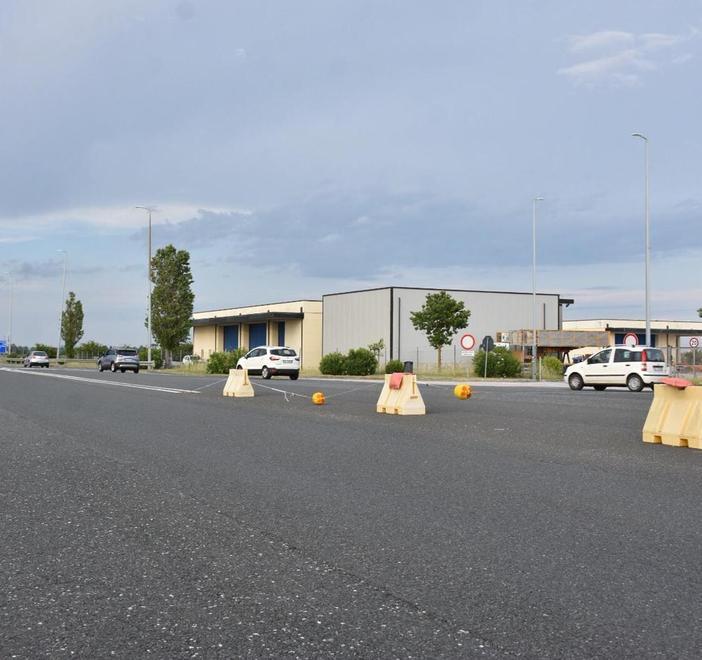 Il punto dell'incidente (foto Silvestri)