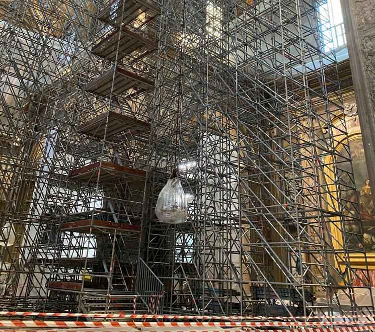 I lavori all’interno del Duomo riprenderanno l’8 giugno 