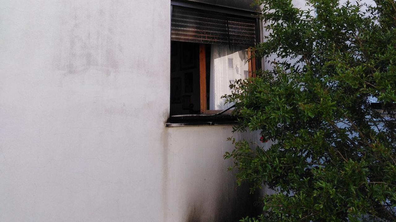 Gli incendiari ripresi dalle telecamere