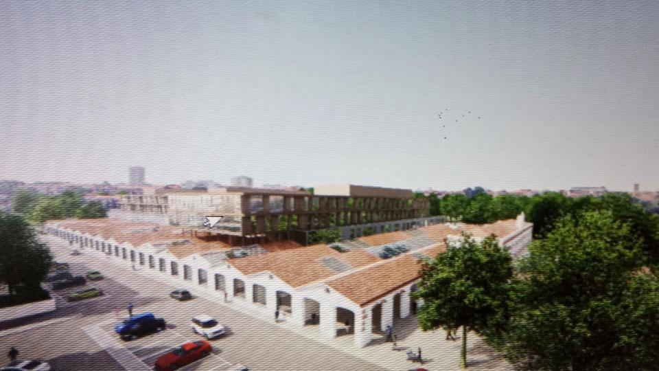 Ecco come si presenterà l’area di ingresso del nuovo ospedale