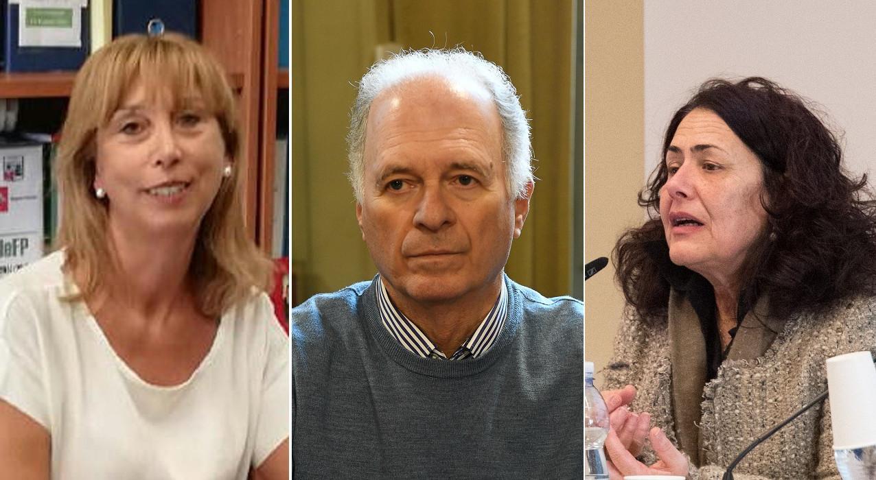 Da sinistra i dirigenti scolastici Iolanda Bocci, Massimo Fontanelli e Daniela Venturi
