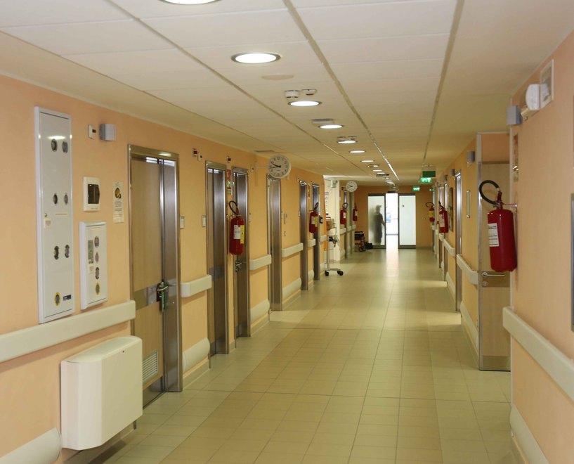 Un reparto dell'ospedale Franchini di Montecchio