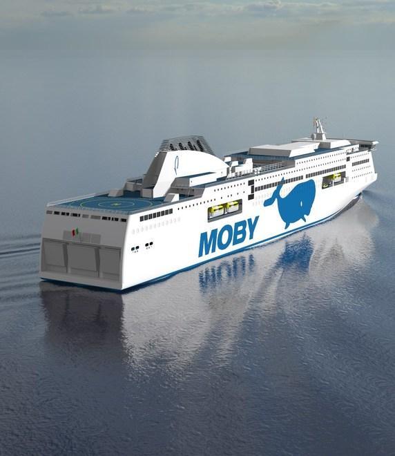 Nei cantieri cinesi il taglio della lamiera della Moby Fantasy