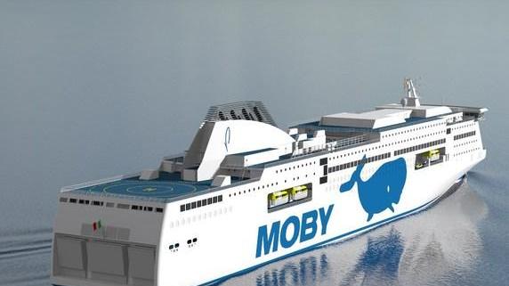 Nei cantieri cinesi il taglio della lamiera della Moby Fantasy