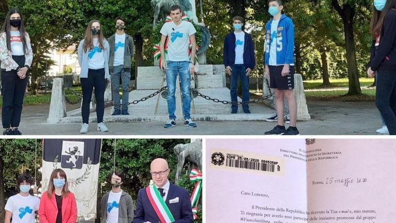 Mattarella plaude i ragazzi fucecchiesi «Bravi, mantenete viva la Memoria»