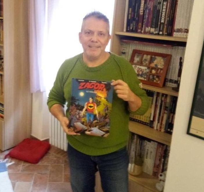 Una carriera lunga trent’anni mettendo la firma su Zagor