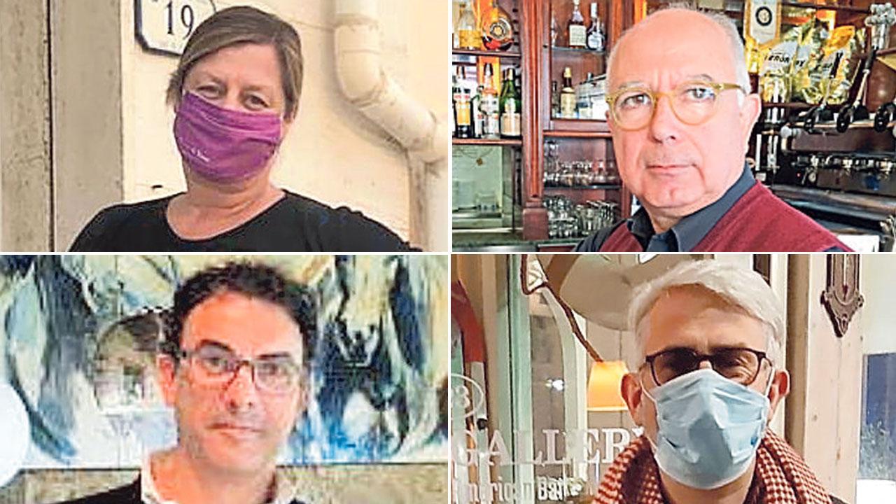 In alto Vanessa Guidi e Romeo Gatti, in basso Carlo Mencacci e Vincenzo Lipari