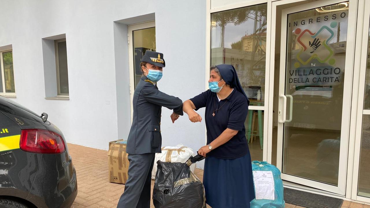 Il momento della donazione
