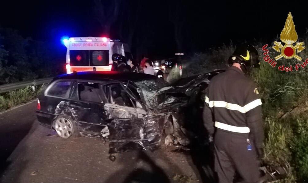 La scena dell'incidente in via del Brennero a San Giuliano Terme