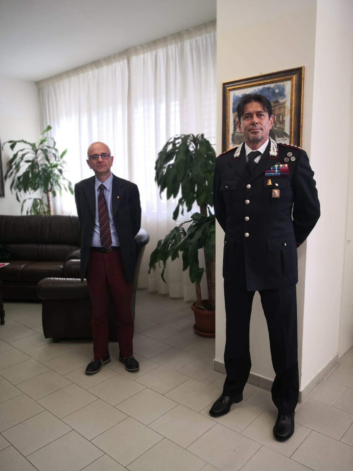 Il grazie del presidente della Provincia ai Carabinieri 