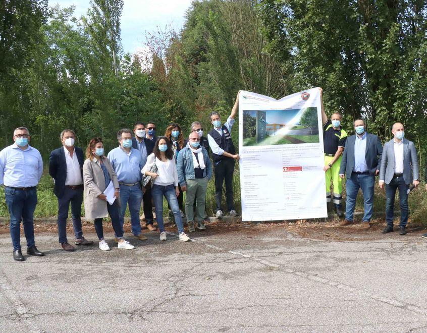La cittadella della sicurezza ai blocchi di partenza in zona Ferrara Fiera 