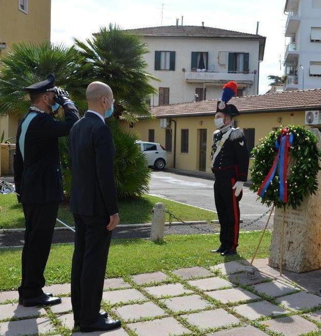 Una celebrazione senza ospiti per l’Arma dei carabinieri 