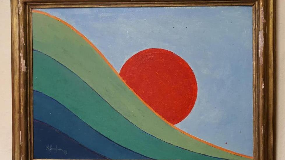 Un pittore di nome Amintore Fanfani Ecco il quadro ritrovato del senatore artista