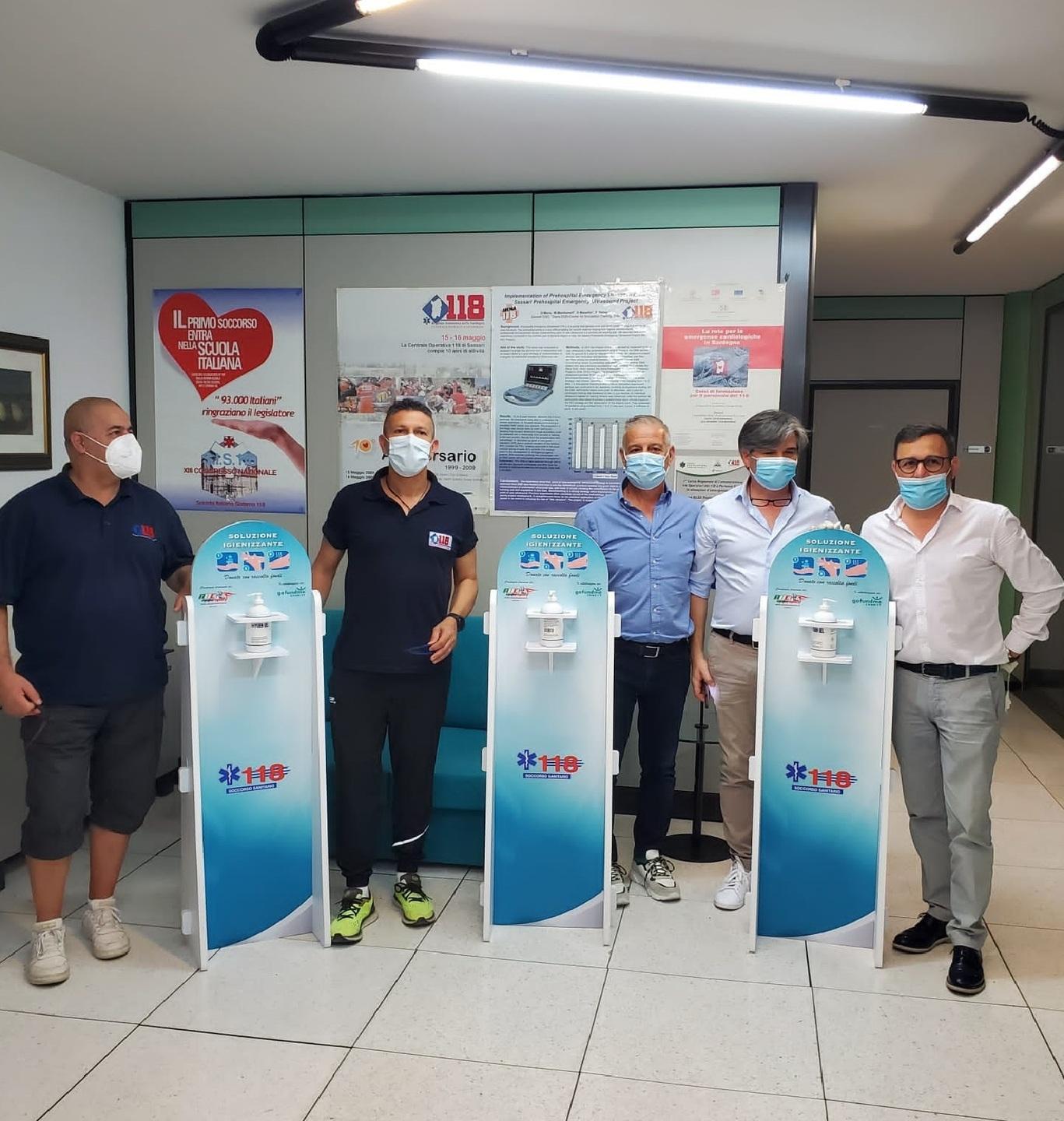Motorsport dona le colonnine al 118 
