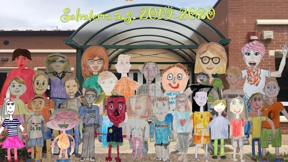 Casalgrande: le fotografie di classe? Con gli autoritratti disegnati dagli alunni