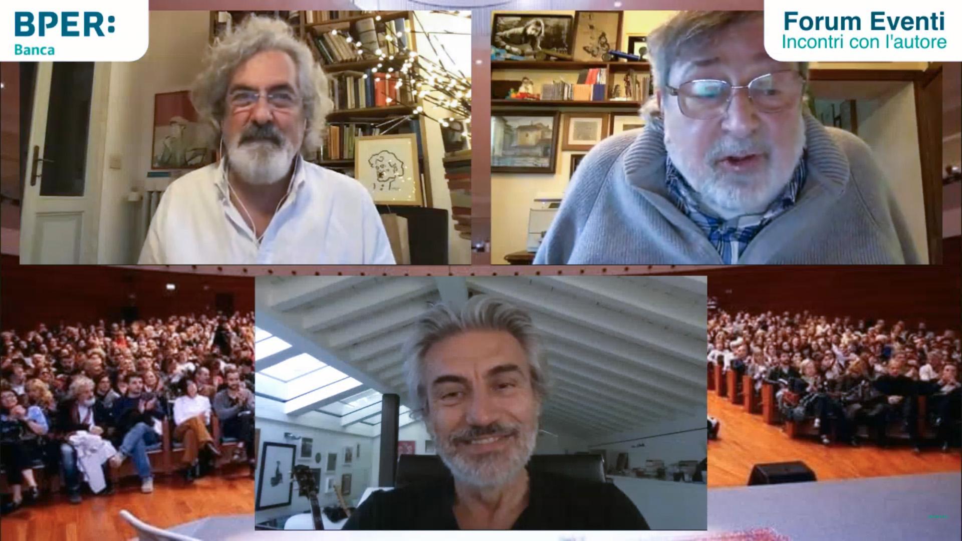RIVEDI LA DIRETTA Francesco Guccini si racconta, festa speciale  con Luciano Ligabue 
