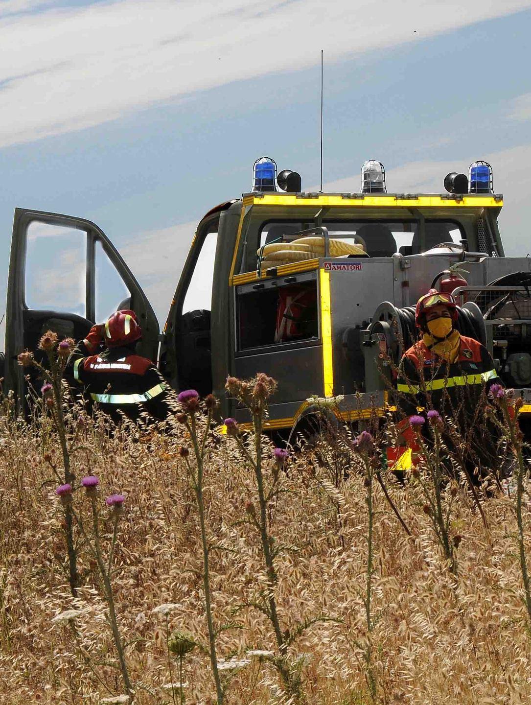 Taglio del fieno e sterpaglie per prevenire gli incendi estivi