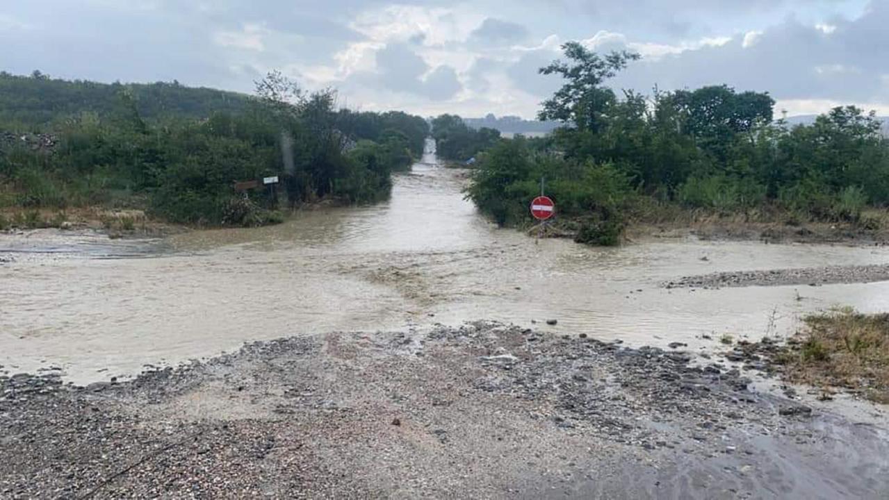 Ondata di piena a causa del maltempo