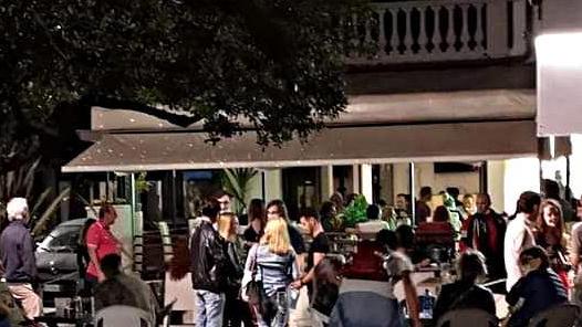 Il lounge bar Bargoni a Marina di Massa