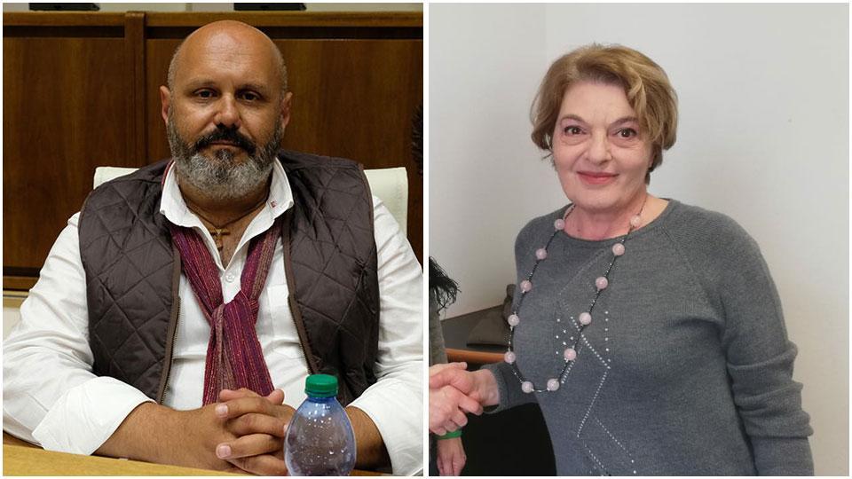 Il sindaco Samuele Lippi e l’assessora al bilancio Maria Grazia Rocchi