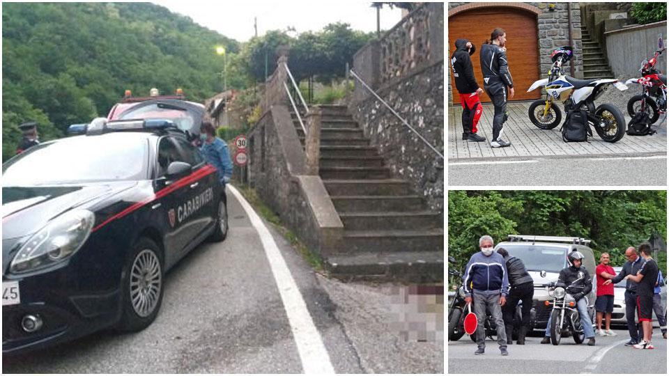 La scalinata contro cui è andato a sbattere il diciassettenne quarratino, la disperazione degli amici che erano insieme a lui sabato e la coda che si è formata sulla Porrettana