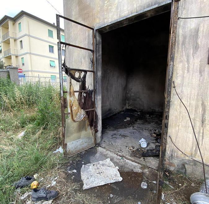 L'ingresso alla zona in cui è avvenuto il tentato omicidio