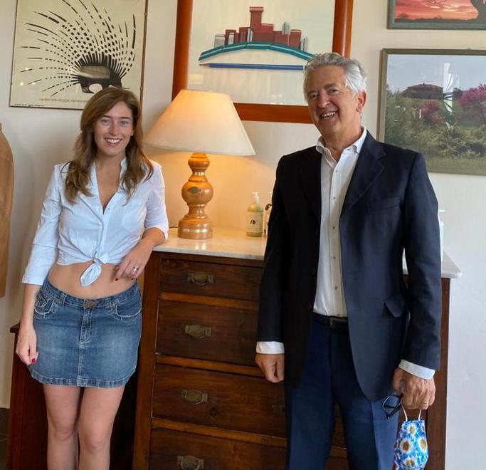 Fine settimana a Capalbio per l’ex ministra Maria Elena Boschi 