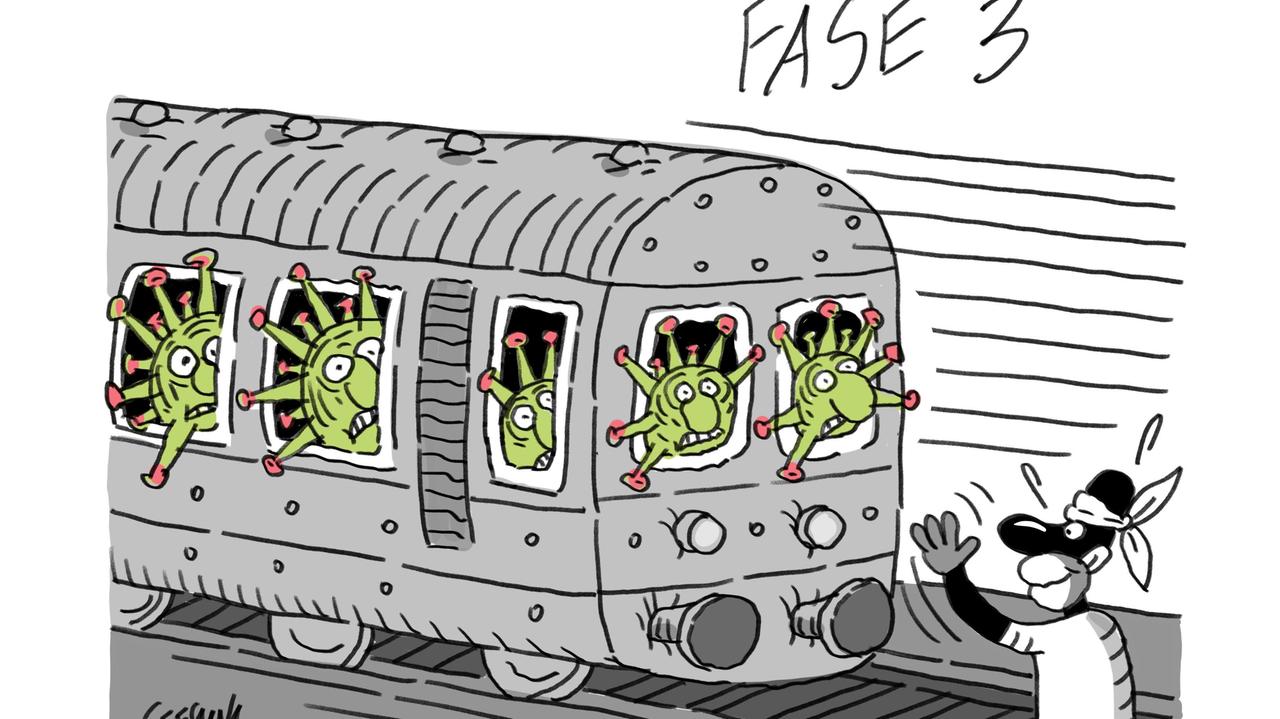 La vignetta di Gef: Fase 3, riparte il trasporto locale