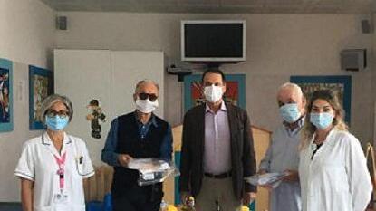 Coperte per neonati donate al San Giuseppe