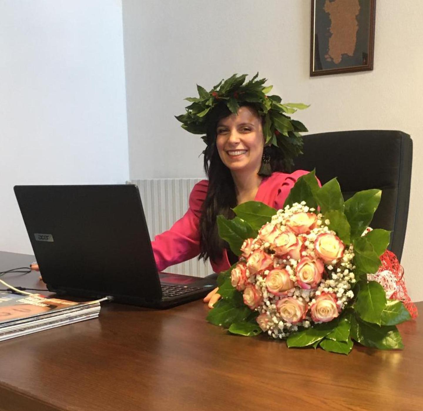 Belvì, laurea online in aula consiliare 