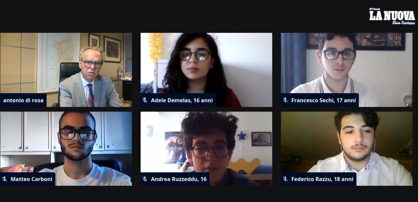 La Nuova@Scuola, il direttore Antonio Di Rosa dialoga online con i ragazzi 