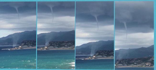 Tromba marina nelle coste di Bosa, il video diventa virale 