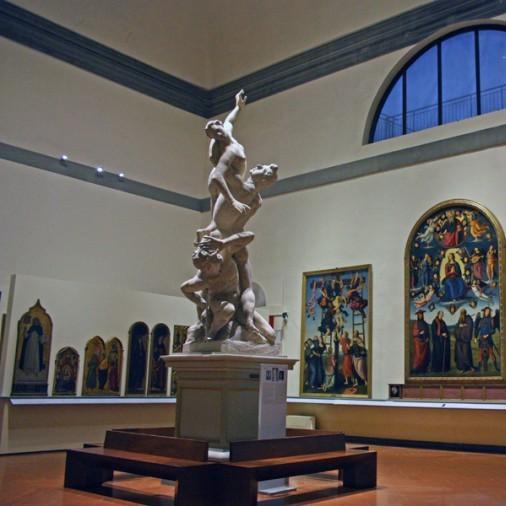 Accademia via ai lavori nella sala del Colosso