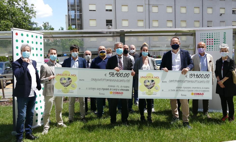 Modena Il grande cuore del Conad Oltre 137mila euro per la sanità 