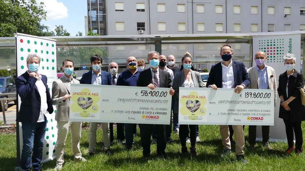 Modena Il grande cuore del Conad Oltre 137mila euro per la sanità