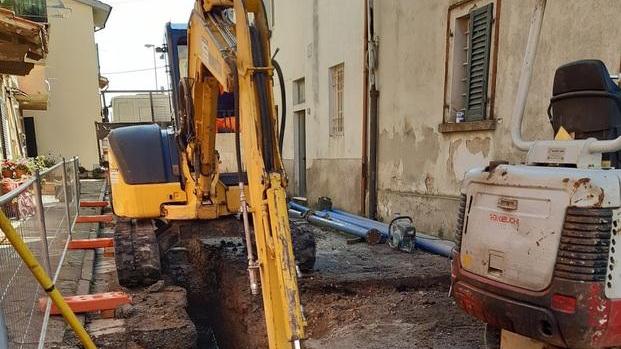 Lavori finiti alla rete idrica di Latignano