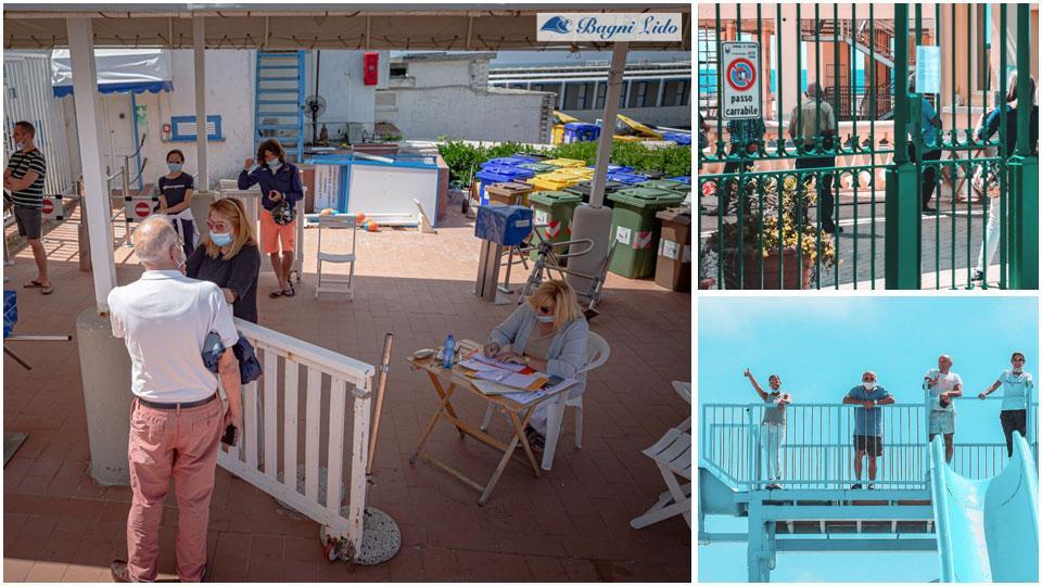 Ultime ore di lavoro ai Lido e ai Pancaldi, gli unici che hanno già aperto sono i Tirreno