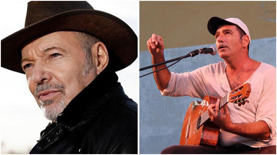Vasco Rossi e il cantautore livornese Bobo Rondelli