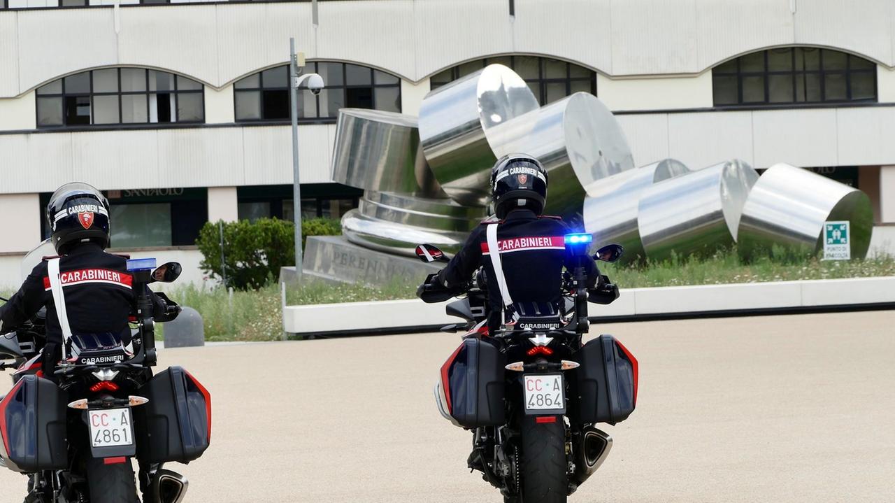 Carabinieri in moto (foto d'archivio)