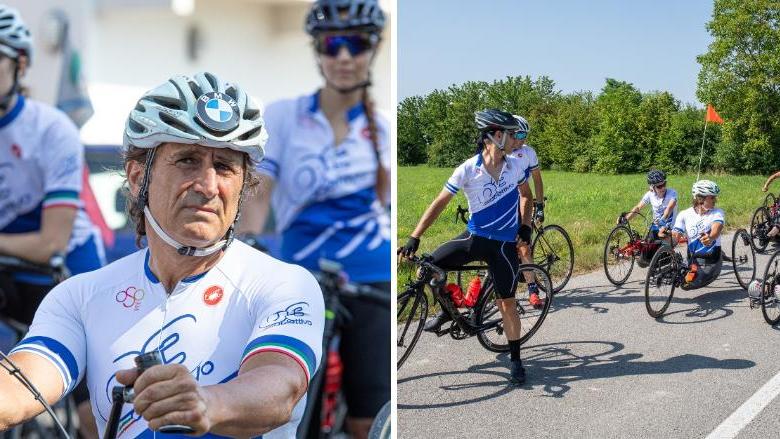 Obiettivo3, passa da anche da Pisa e Bientina la grande staffetta con Zanardi e Fabianelli